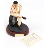 An Art of Sport Series by Endurance Limited hand painted Graham Hill figurine limited edition No.