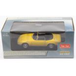 A Sun Star 1/18th scale No. 4052 Lotus Elan S3 1966 Convertible in yellow, sold in its original