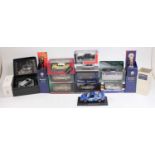 A collection of mixed 1/43rd scale modern issue diecast, with examples including a Schuco Mercedes