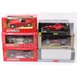 A collection of Polistil, A Models and Onyx 1/18 scale Formula One and racing diecasts to include an