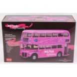 A Sun Star 1/24th scale No. 2916 Routemaster London Bus, the Big Pink Sightseeing Bus, a limited