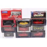One tray containing a collection of mixed 1/43 scale emergency services miniatures to include