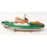 Graupner 1/22nd scale Radio Controlled model of a Adoplh Bermphol Rescue Boat, sold with a