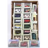 21 various boxed Oxford 1/43 scale mainly commercial diecast miniatures, all in plastic cases,
