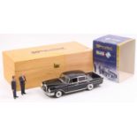 A Revell No 09050 1/18 scale model of a Mercedes Benz 300SE and two figures, limited edition with