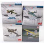 Hobby Master 1/72nd and 1/48th scale boxed aircraft group of 4 comprising a Douglas SBD3