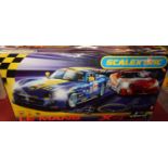 A Scalextric Sport Le Mans X4 race set