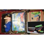 Three boxes containing a quantity of mainly modern release collectables to include Thomas the Tank