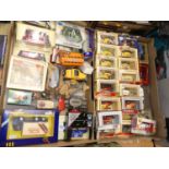 Two trays of mixed mainly modern release diecast to include Corgi, Matchbox Models of Yesteryear,