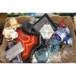 One tray of modern release Star Wars and Sci-Fi related collectables, to include Disney Infinity