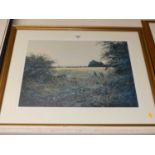 RM Bolton - Field in summer, lithograph, 45x60cm