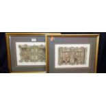 Valerie Thornton - Pisa I, and Pisa II, pair lithographs, each signed, dated '80, titled and