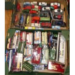 Two boxes of mixed modern release diecast, to include Diagostini, Corgi Toys and others