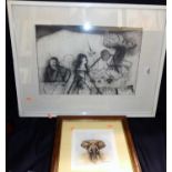 M. Condi - Untitled artist proof second state lithograph, signed and dated '72 in pencil to the