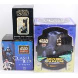 One box of various Star Wars figurines to include Classic Collectors' Series Clash of the Jedi