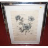 Lindi Sales - Paeonia, lithograph, signed in pencil to the margin and with studio stamp, the full