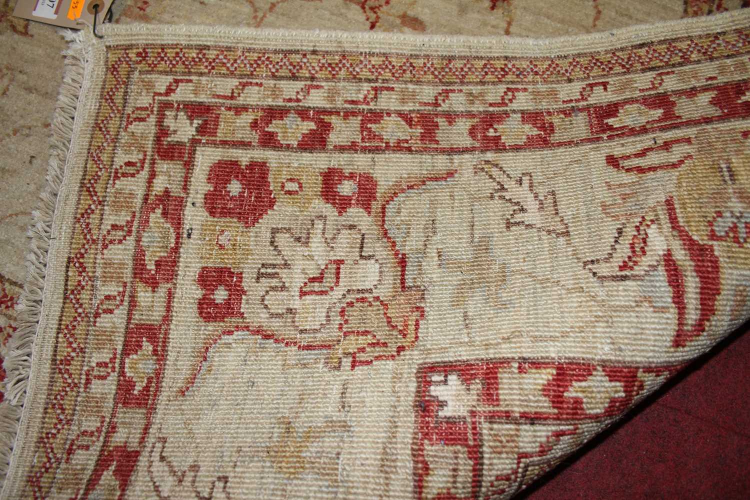 A Persian style machine woven cream ground rug, 240 x 175cm - Image 4 of 4