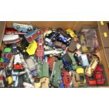 A tray of mixed diecast to include Dinky, Matchbox Models fo Yesteryear and others