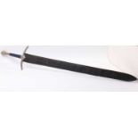 A reproduction replica Lord of the Rings Glamdring sword of Gandalf The White, with leather