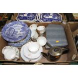 A collection of ceramics to include Spode Italian pattern; together with various metalware