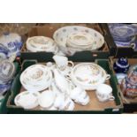 An Aynsley Cottage Garden pattern part dinner service and other ceramics