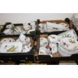 Five boxes of Royal Worcester Evesham and Evesham Vale pattern dinnerwares