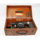 A vintage Watts of London cased theodolite, together with another similar (2)