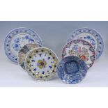 A pair of Delft blue and white chargers, Royal Tichelaar Makkum, probably early 20th century,