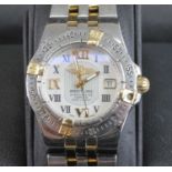 A lady's Breitling bi-metal Starliner bracelet watch, model No.B71340, watch No.1157390, having