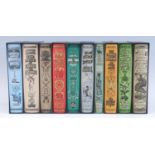 Folio Society, a collection of ten volumes each in pictorial cloth and slip-case to include