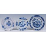 A Bristol blue and white delftware plate, probably Richard Frank of Redcliff Back, circa 1755,