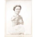 Dorothy Wilding (1893-1976) - Queen Elizabeth, The Queen Mother, photographic portrait print, signed