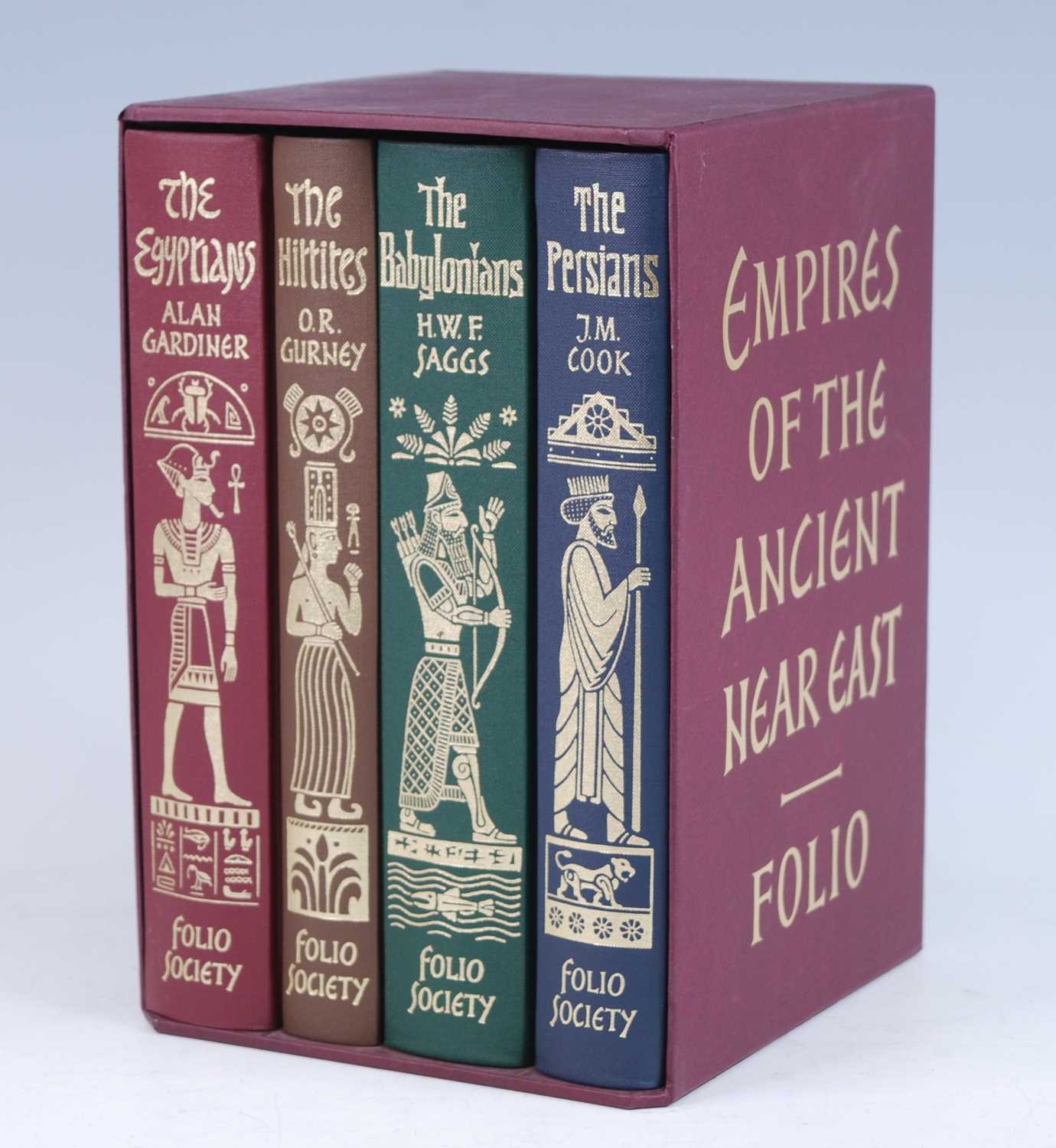 Folio Society, Empires Of The Ancient Near East, four volume set if slip-case to include Gardiner,