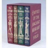 Folio Society, Empires Of The Ancient Near East, four volume set if slip-case to include Gardiner,