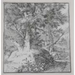 John Crome (1768-1821) - A composition, etching, 16 x 17cm