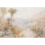 Ebenezer Wake Cook (1843-1926) - Lake Brienz, Laussane, watercolour, signed lower left, 18.5 x 27cm
