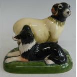 A contemporary Moorcroft pottery Swaledale model, underglaze painted and tube-line decorated,