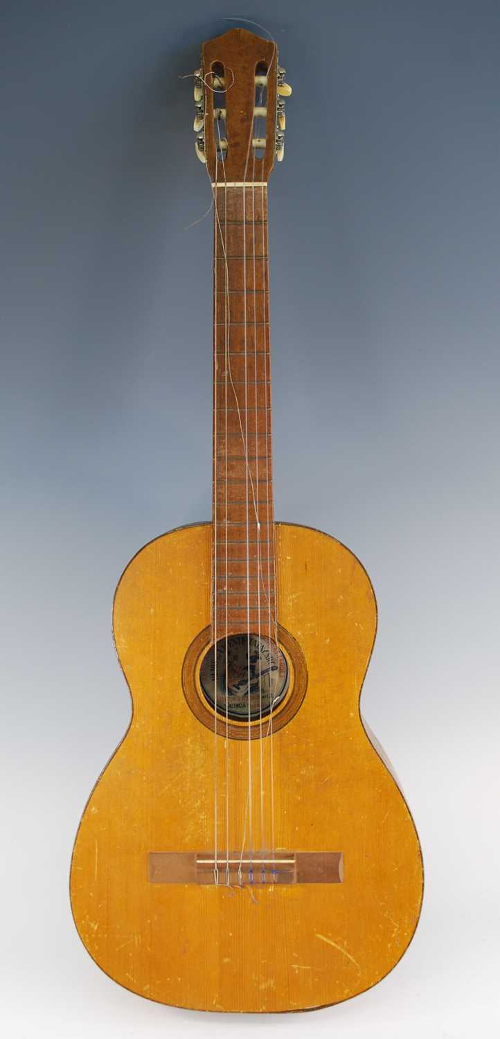 A 19th century Italian mandolin, having a bowl back and spruce top with rosewood fingerboard and - Image 3 of 3