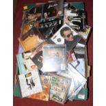 A box of vintage CDs, to include Stevie Wonder and Tom Jones