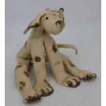In the manner of Kerry Jameson (b.1969) - a studio ceramic model of a seated dog, h.23.5cm Purchased