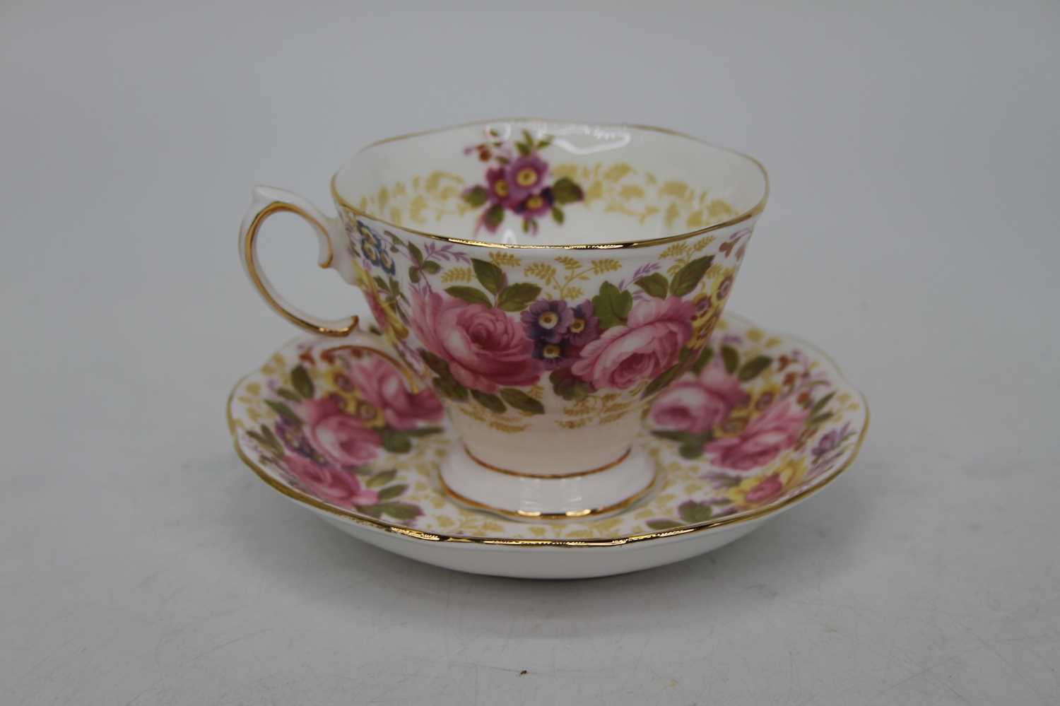 A Royal Albert bone china part tea service in the Serena pattern; together with a Royal Albert - Image 2 of 4
