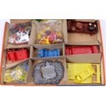 A Multiple Products Corporation No. 3023 Wild West Play Set, contains a printed tinplate fold