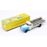 French Dinky Toys No. 586 Camion Latier 55 Citroen Milk Lorry comprising a blue & white body with