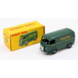 French Dinky Toys No. 25BV Peugeot D3A Postal Delivery van comprising green body with green hubs and