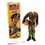 A vintage Palitoy Action Man No. 34032 Soldier comprising of an Action Man figure with gripping