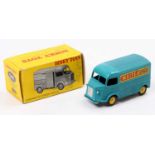 French Dinky Toys No. 561 Camionette Citroen 1200kg, dark turquoise body, with lemon concave hubs,