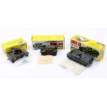 Solido military boxed model group of 3 comprising No. 200 Combat Car, No. 240 Panhard AML 90, and