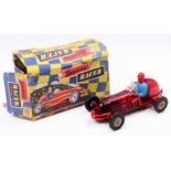 Mettoy Playthings, friction drive and plastic bodied Sparking Racer Race Car, comprising of