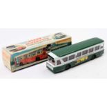 French Dinky Toys No. 889 Autobus Parisienne comprising of off-white and green body with brown