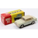Asahi Toys ATC (Model Pet) 1/42nd scale No. 24 Mitsubishi Colt 1000 Deluxe comprising a white body &